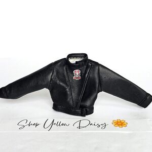 RARE Maruder Hac Luger Leather Jacket Biker Lanard Toys Ultra Corps Vintage 1341